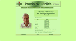 Desktop Screenshot of dr-pirlich.de