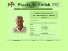 Tablet Screenshot of dr-pirlich.de